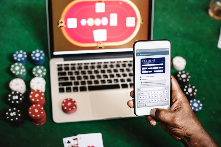 royalcuan4d mobile app interface showing live football matches and slot games